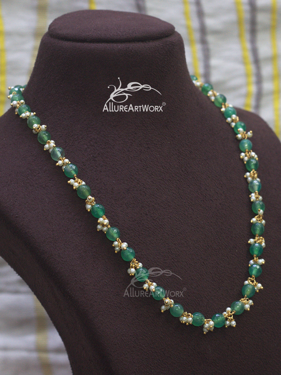 Green Agate Neckpiece